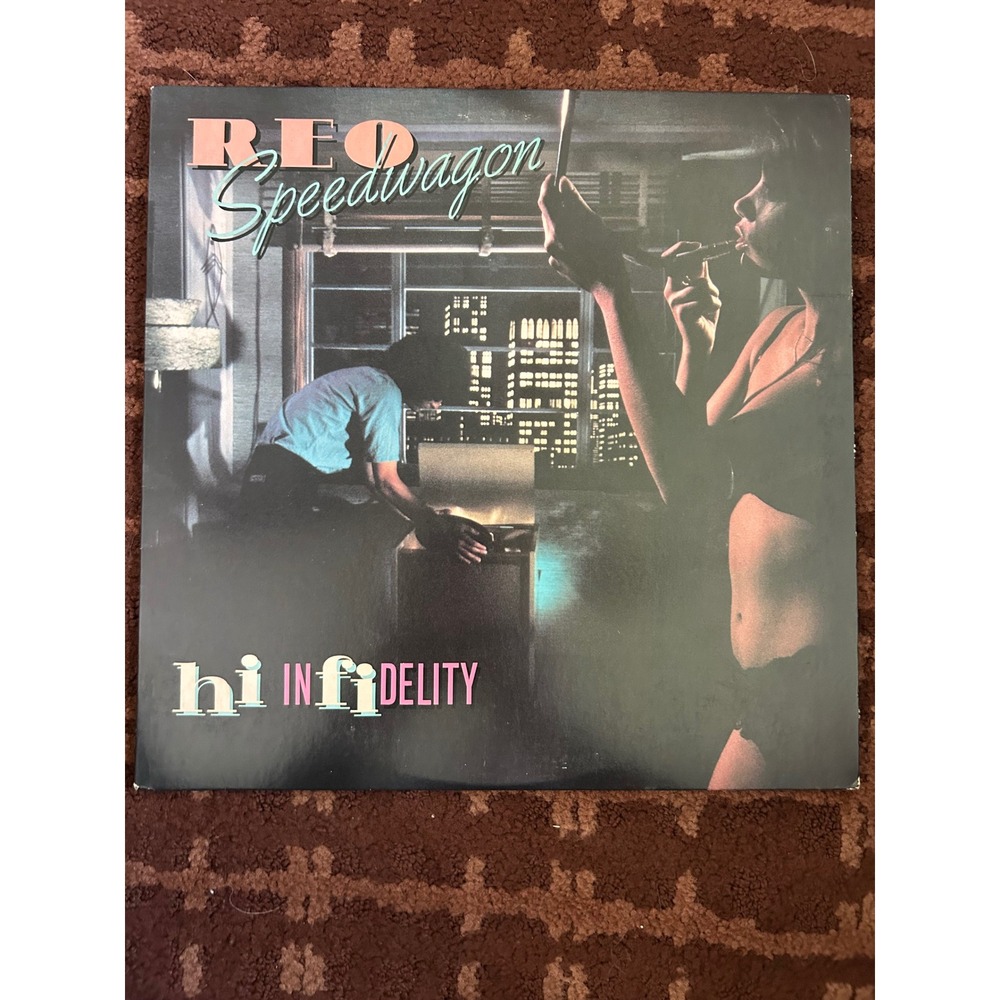 REO‎ Speedwagon Hi Infidelity Vinyl LP 1980 Epic FE 36844 Classic Rock Album